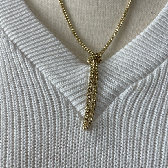 Vntg Wilson Tennis White V-Neck Sweater Vest Size L - Picture 4 of 11